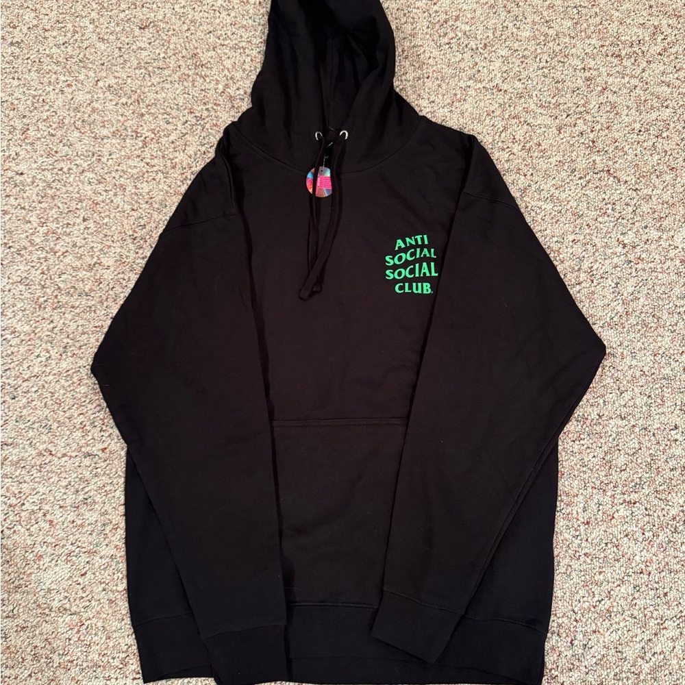 Anti Social Social Club Red Eye Hoodie Size XL New with NFC Tag